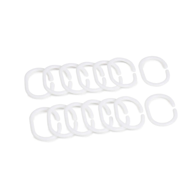 Beldray LA028268PUFFEU7 Antibac Shower Curtain White