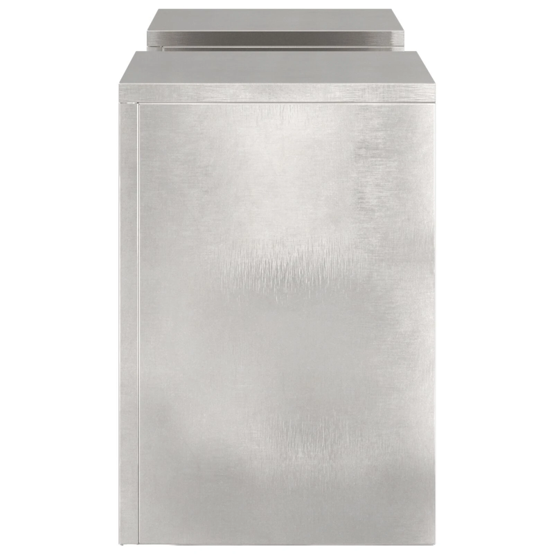 vidaXL Augu statīvs 2 pcs Sudraba 24 x 24 x 35 cm Nerūsējošs tērauds