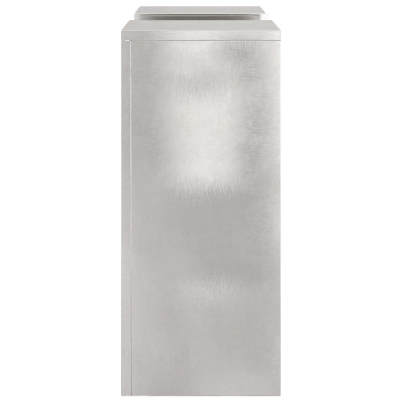 vidaXL Augu statīvs 2 pcs Sudraba 24 x 24 x 55 cm Nerūsējošs tērauds