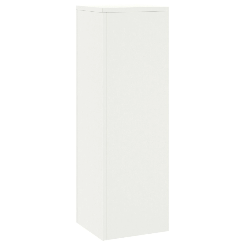 vidaXL Augu statīvs 2 pcs Balts 24 x 24 x 75 cm Tērauds