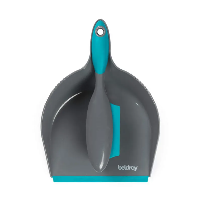 Beldray LA034191UFFEU7 Antibac Pet Plus+ Rubber Head Dustpan & Brush Set