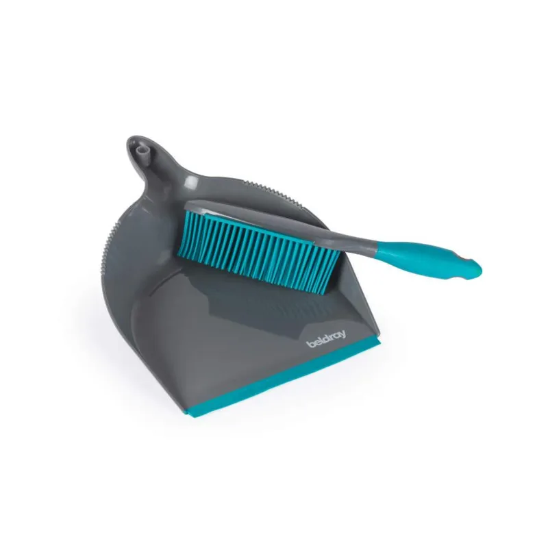 Beldray LA034191UFFEU7 Antibac Pet Plus+ Rubber Head Dustpan & Brush Set