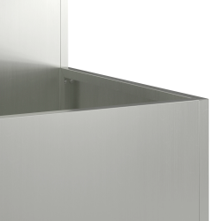 vidaXL Dārza stādītājs Sudraba 80 x 80 x 48 cm Cinkots tērauds