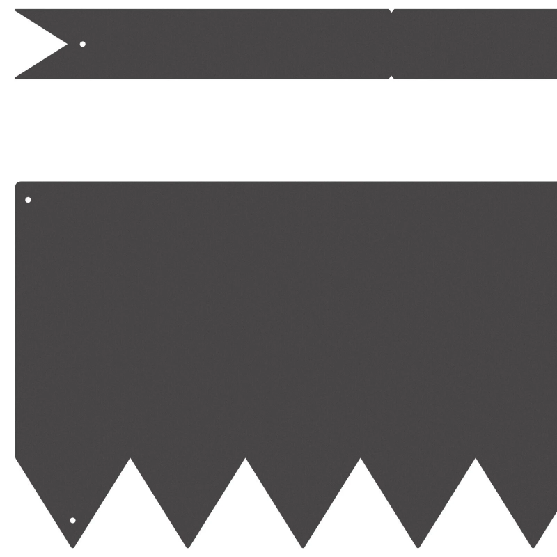 vidaXL Zāliena Apmale 20 pcs Melna 100 x 0.05 x 20 cm