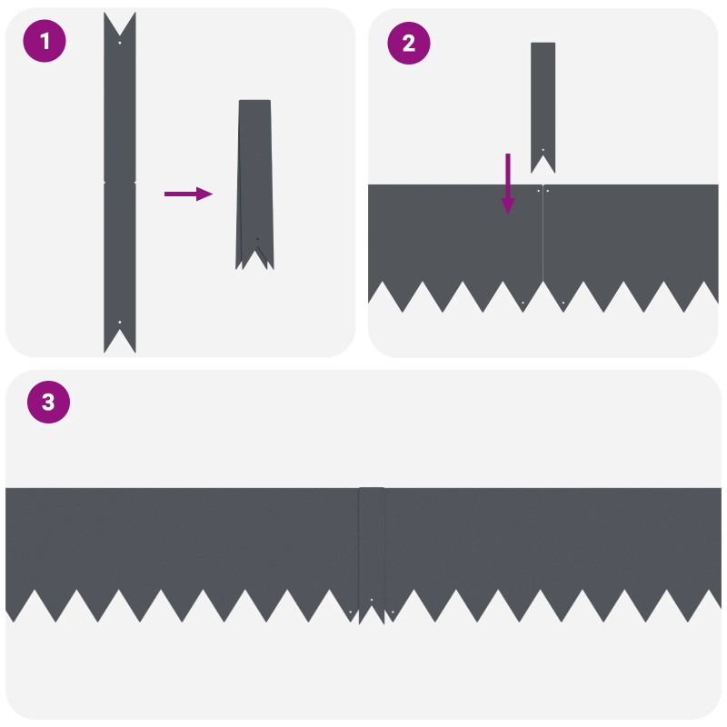vidaXL Zāliena Apmale 10 pcs Antracīts 100 x 0.05 x 20 cm