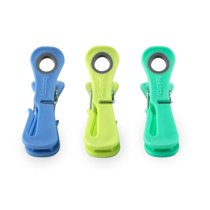 Beldray LA035716RPFEU7 24 Dual-Grip Pegs – Green-Blue