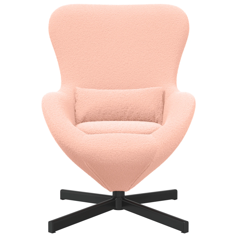 vidaXL Olu krēsls Rozā 63 x 73 x 90 cm audums