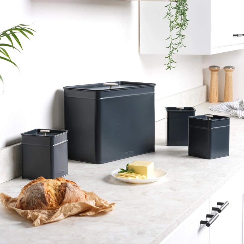 Salter BW126131EU7 Marino 4-Piece Bread Bin & Canister Set