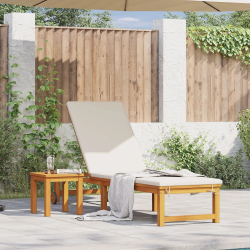 vidaXL Sauļošanās krēsls Brūna 202 x 53 x 89 cm Cietā akācijas koks