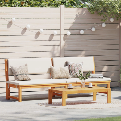 vidaXL Sauļošanās krēsls Brūna 200 x 57 x 75cm Akācijas masīvkoks