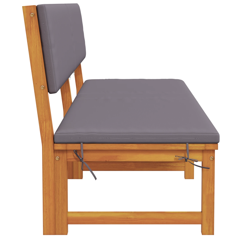 vidaXL Sauļošanās krēsls Brūna 200 x 57 x 75cm Akācijas masīvkoks