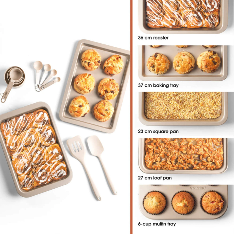 Salter BW12603G1EU7 Bakes 5-Piece Baking Set - Gold