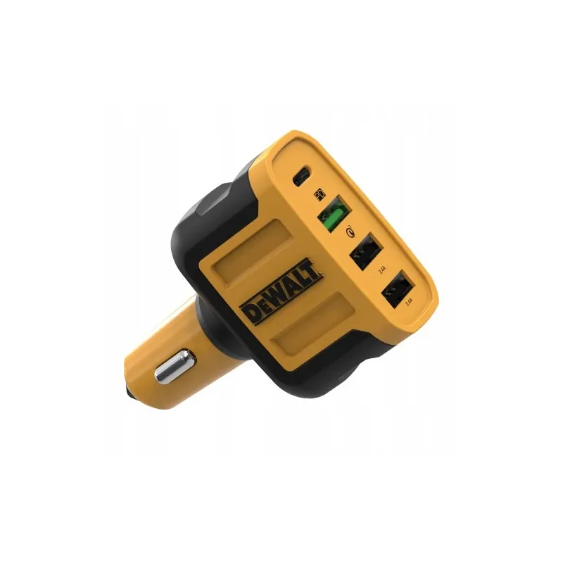 DeWALT Auto lādētājs 18W 4in1 2 x 2.4 USB A, 1 x USB c, 1 x USB 3.0
