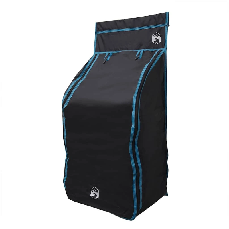 vidaXL Pakarams telts organizators ar 10 kabatām ar uzglabāšanu Melna