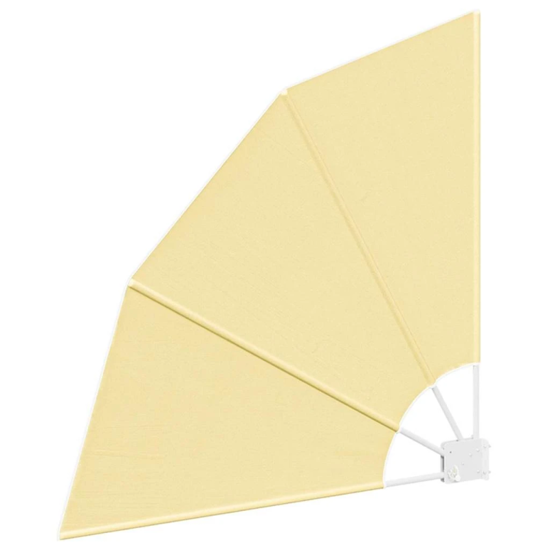 vidaXL Balkona privātuma ekrāns Smilšu 115 x 115 cm Poliesters