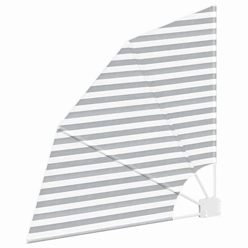 vidaXL Balkona privātuma ekrāns Antracīts un balts 115 x 115 cm