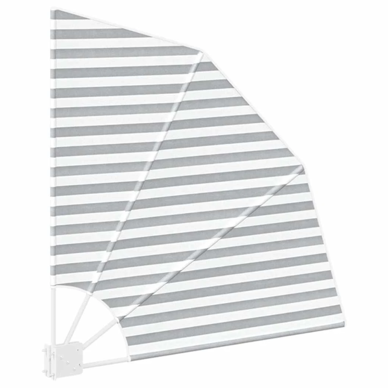 vidaXL Balkona privātuma ekrāns Antracīts un balts 115 x 115 cm