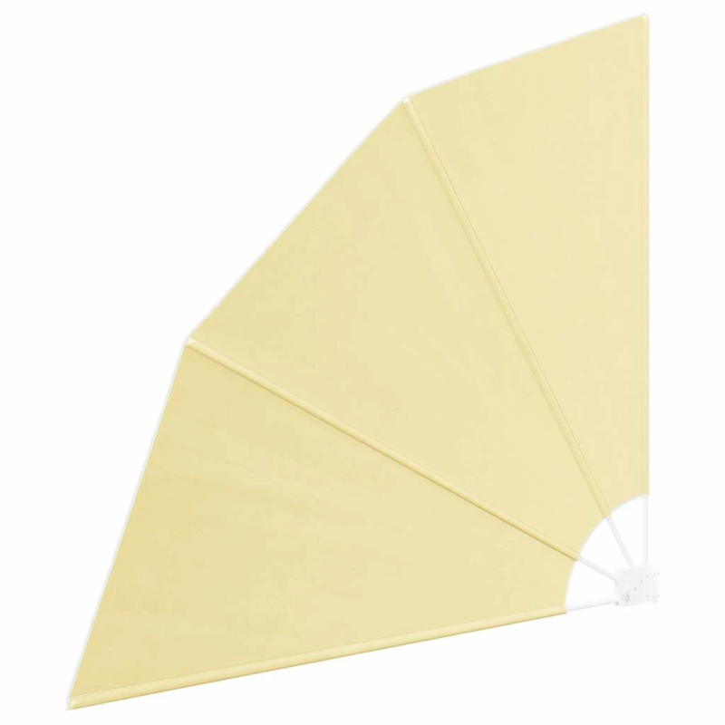 vidaXL Balkona privātuma ekrāns Smilšu 160 x 160 cm Poliesters