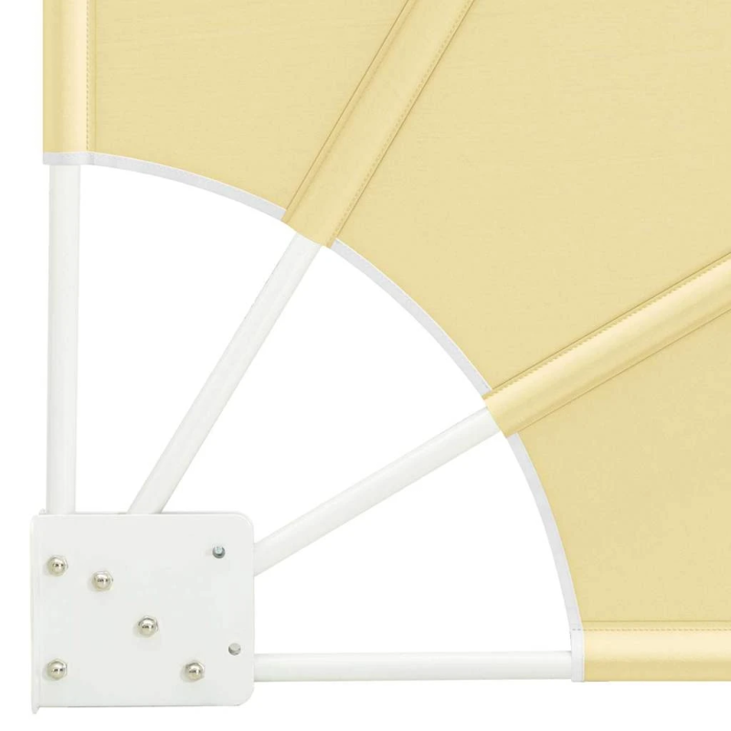 vidaXL Balkona privātuma ekrāns Smilšu 160 x 160 cm Poliesters