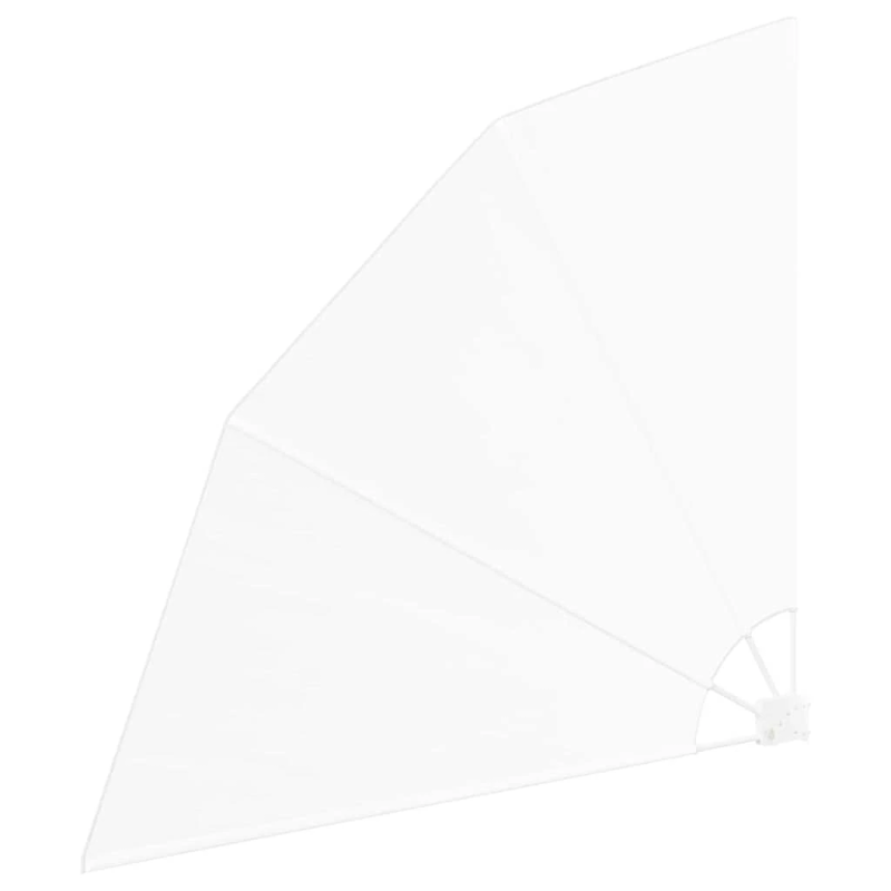 vidaXL Balkona privātuma ekrāns Balts 160 x 160 cm Poliesters