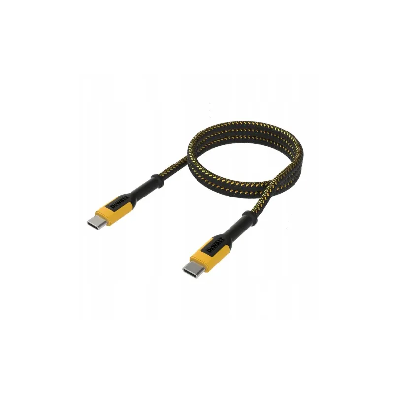 DeWALT Kevlāra šķiedras uzlādes vads USB C-USB C 1.2m