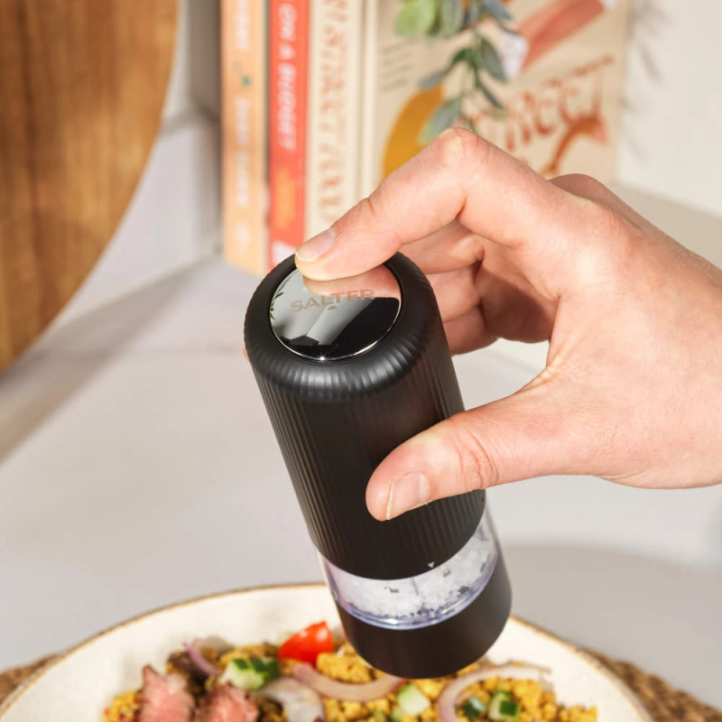 Salter BW12958EU7 Clarence Electric Salt & Pepper Mill Black