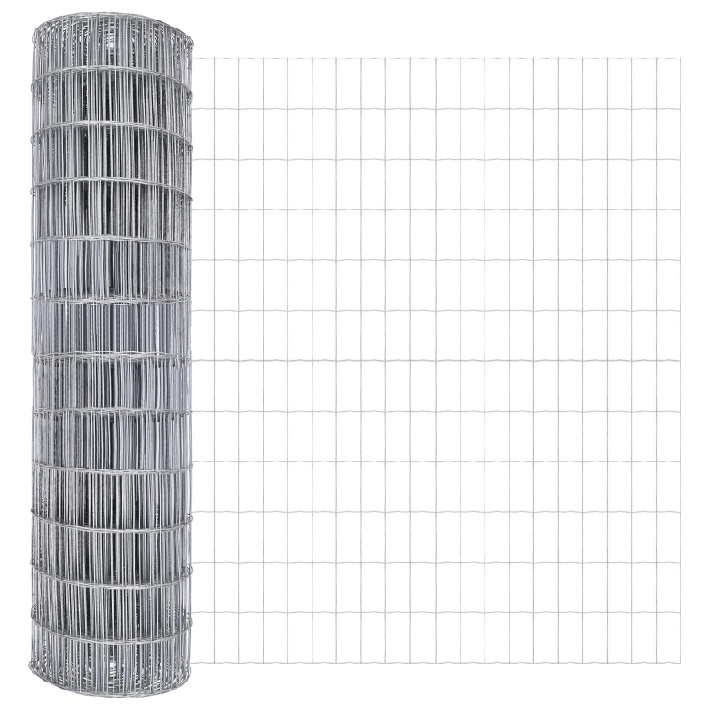 vidaXL Eiropas žogs 1,5 x 10 m PVC pārklāts dzelzs