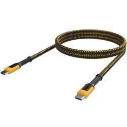 DeWALT Kevlāra šķiedras uzlādes vads USB C-USB C 1.8m