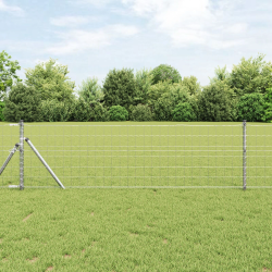 vidaXL Eiropas žogs 0,4 x 10 m PVC pārklāts dzelzs