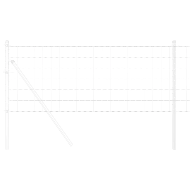 vidaXL Eiropas žogs 0,4 x 10 m PVC pārklāts dzelzs