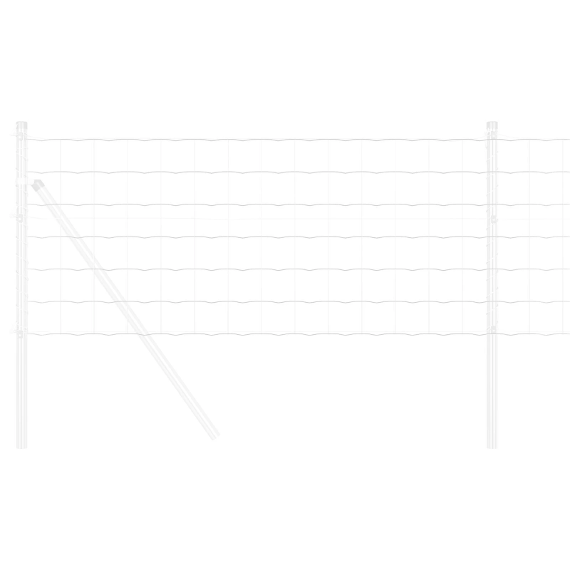 vidaXL Eiropas žogs 0,6 x 10 m PVC pārklāts dzelzs