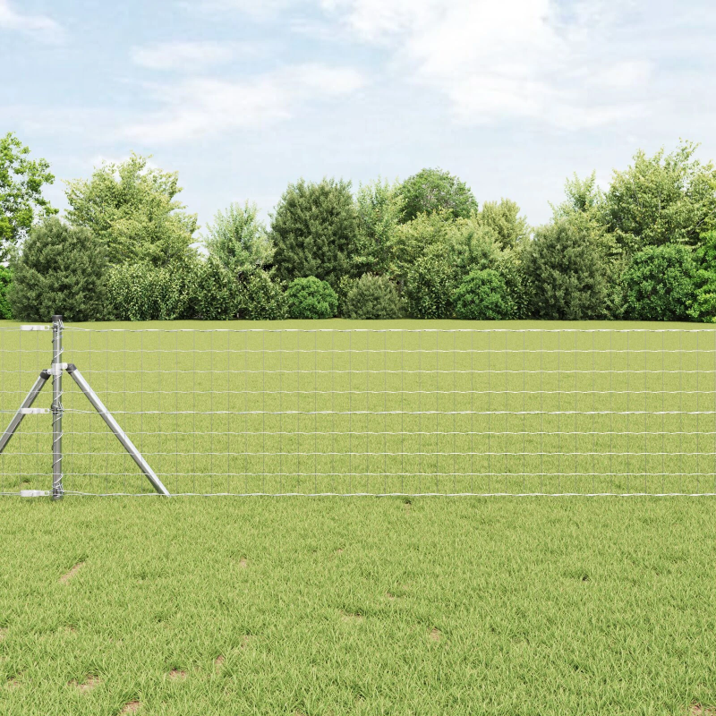 vidaXL Eiropas žogs 0,6 x 10 m PVC pārklāts dzelzs