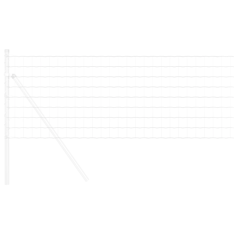 vidaXL Eiropas žogs 0,6 x 25 m PVC pārklāts dzelzs