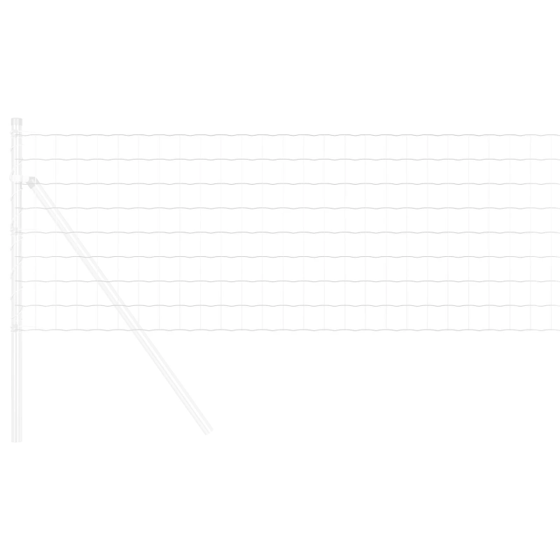 vidaXL Eiropas žogs 0,6 x 50 m PVC pārklāts dzelzs
