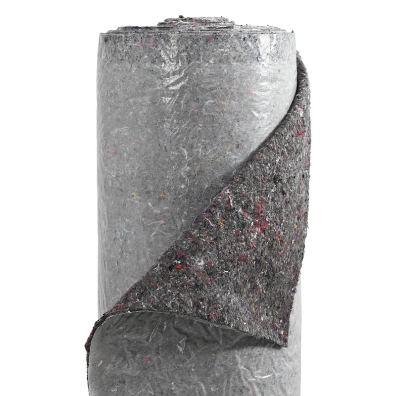 vidaXL Dīķa flīss Pelēka 1 x 10 m Poliesters un kokvilna