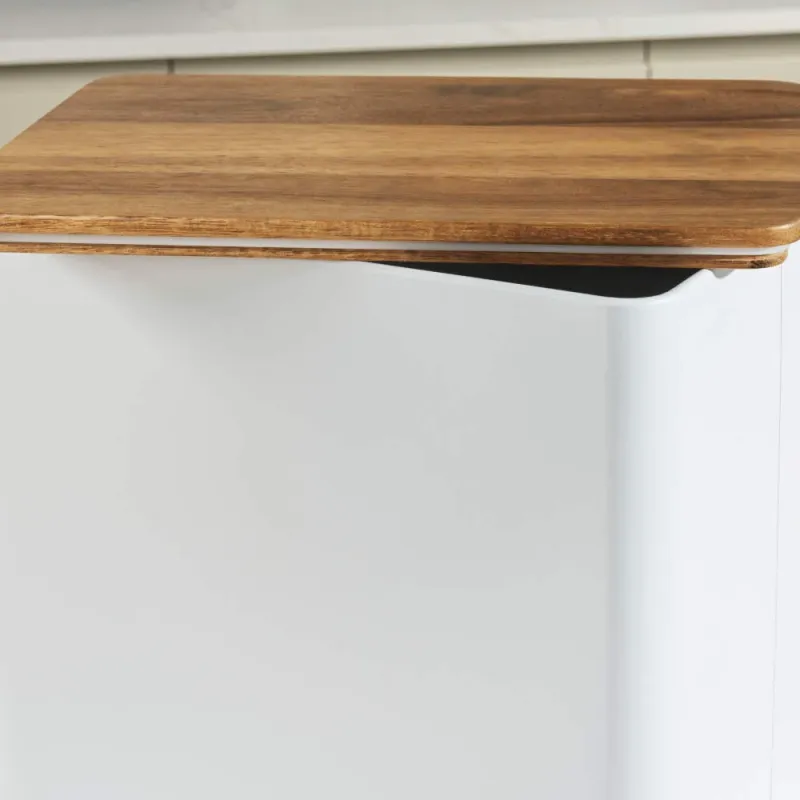 Salter BW12899WEU7 Toronto Bread Bin White-Wooden