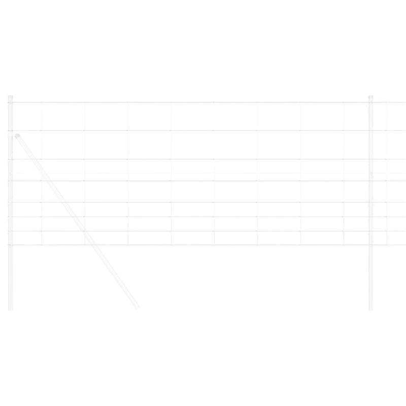 vidaXL Savvaļas žogs Karsti galvanizēts 1000 x 100 x 0,18 cm Dzelzs