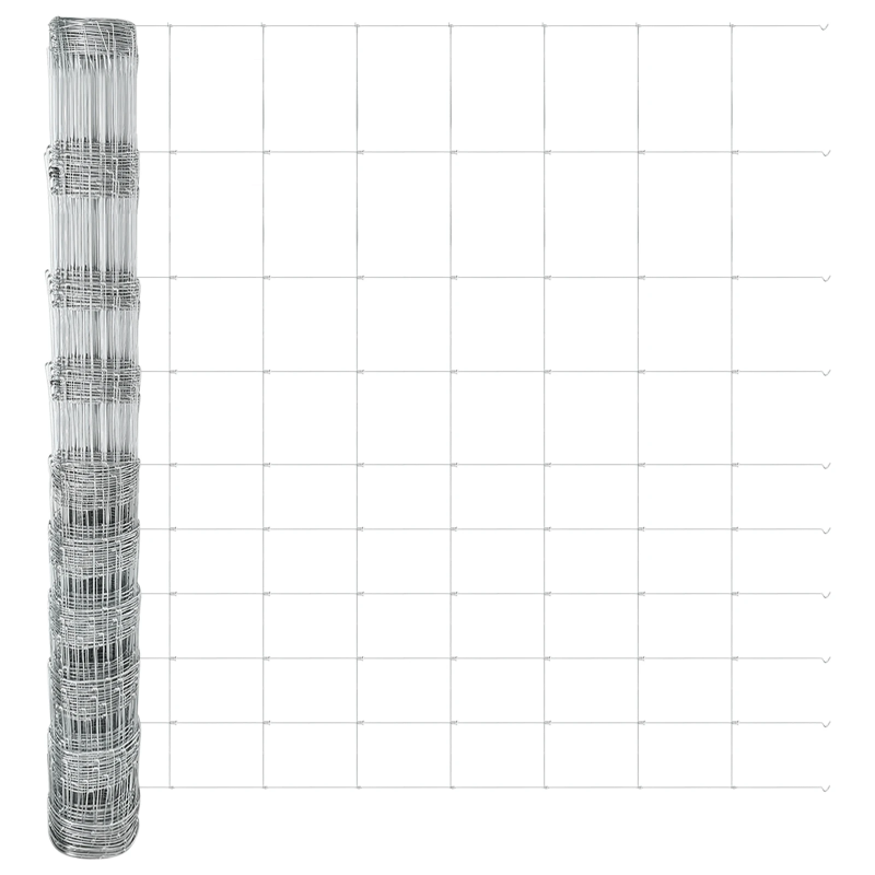 vidaXL Savvaļas žogs Karsti galvanizēts 1000 x 120 x 0,18 cm Dzelzs