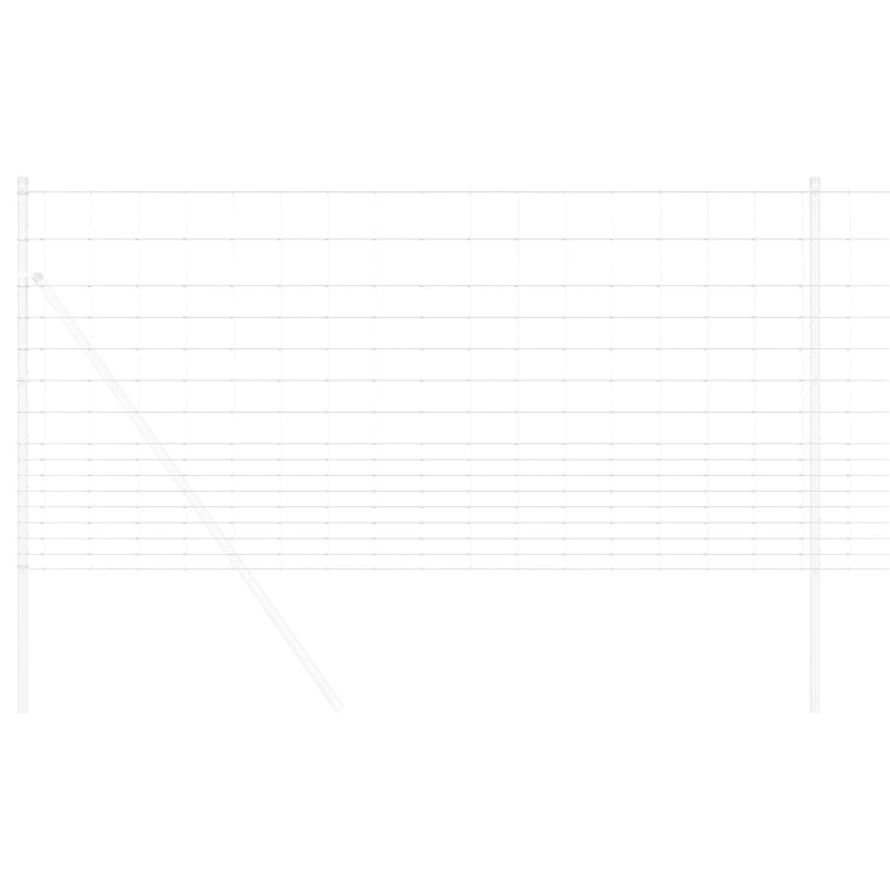 vidaXL Savvaļas žogs Karsti galvanizēts 1000 x 120 x 0.18 cm Dzelzs