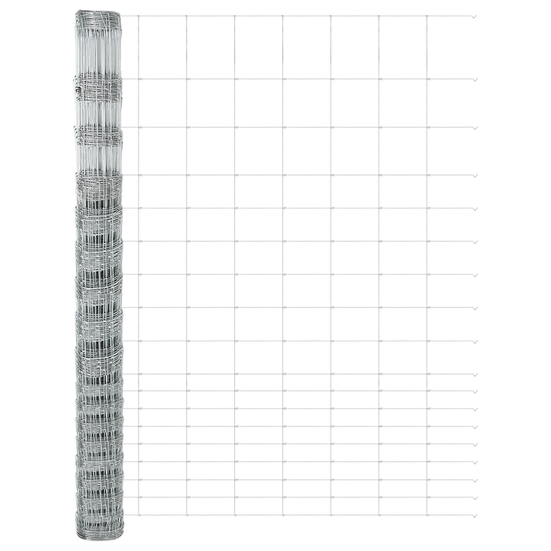 vidaXL Savvaļas žogs Karsti galvanizēts 1000 x 150 x 0,18 cm Dzelzs