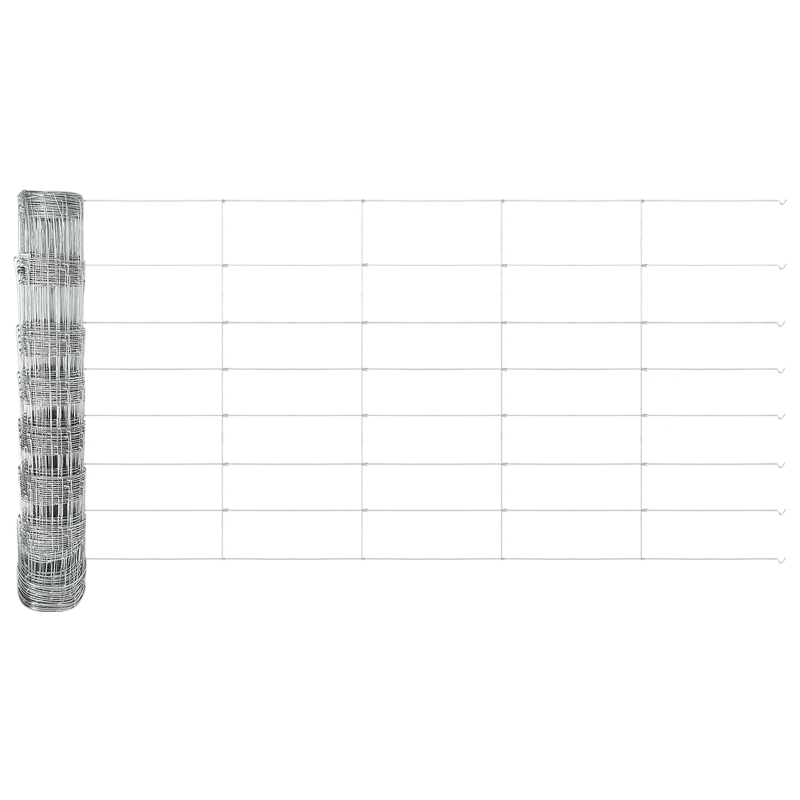 vidaXL Lauku žogs Sudraba 25 x 0,8 m Cinkots tērauds