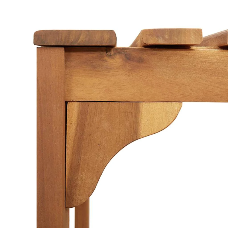 vidaXL Karstā ūdens baseina apmale Brūna 230 x 230 cm