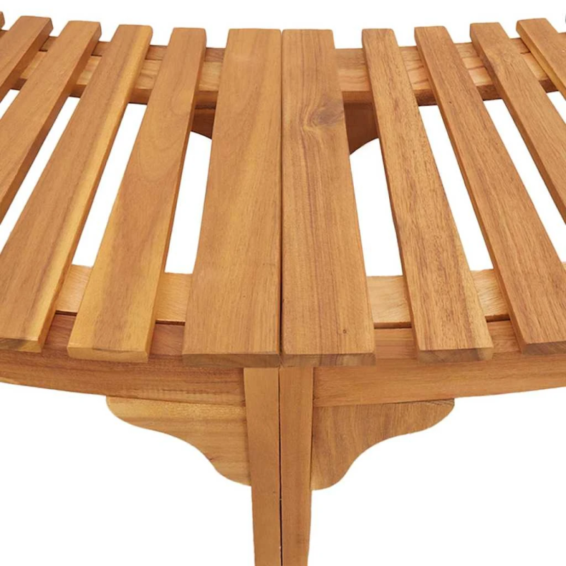 vidaXL Karstā ūdens baseina apmale Brūna DIA275 x 55,5 cm