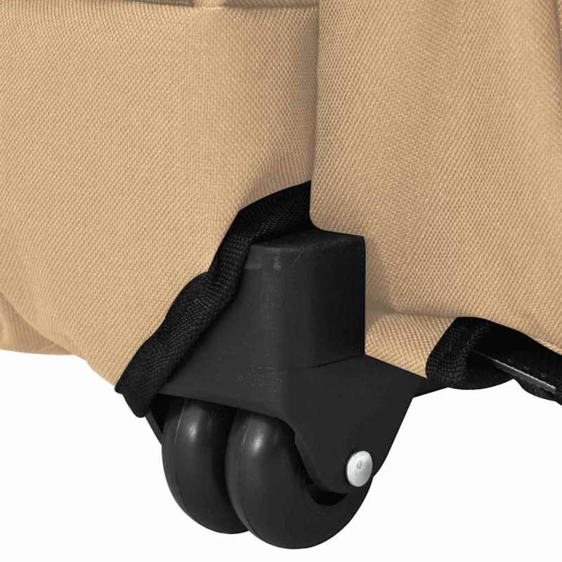 vidaXL mājdzīvnieku ratiņi, 3 vienā, dizains, smilšu krāsas, 48x32x,57-106, cm, oksfordas audums