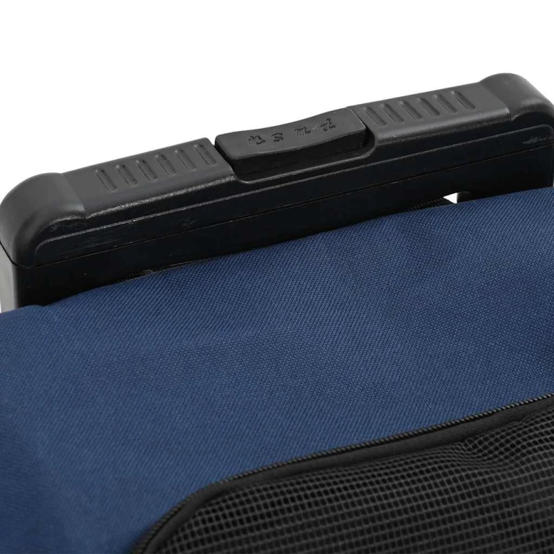 vidaXL mājdzīvnieku ratiņi, 3 vienā, dizains, zili, 48x32x,57-106, cm, oksfordas audums