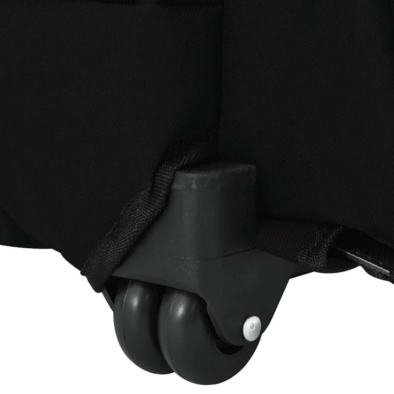 vidaXL mājdzīvnieku ratiņi, 3 vienā, dizains, melni, 48x32x,57-106, cm, oksfordas audums