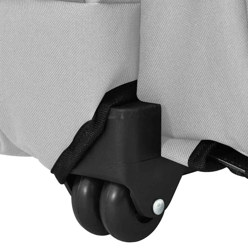 vidaXL mājdzīvnieku ratiņi 3 vienā, pelēks dizains, 48x32x,57-106, cm, oksfordas audums