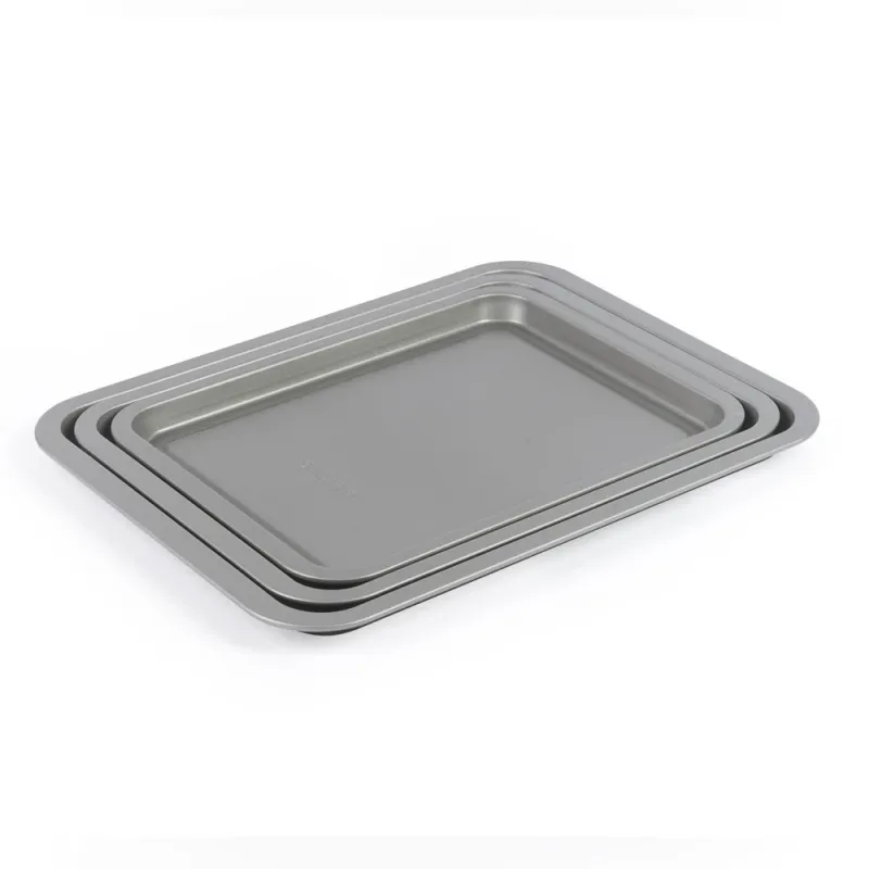 Salter BW13674 Essentials 3-Piece Baking Tray Set