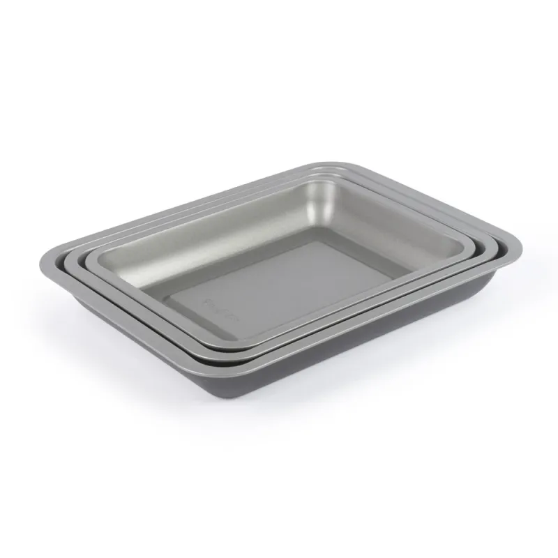 Salter BW13675 Essentials 3-Piece Roasting Tray Set