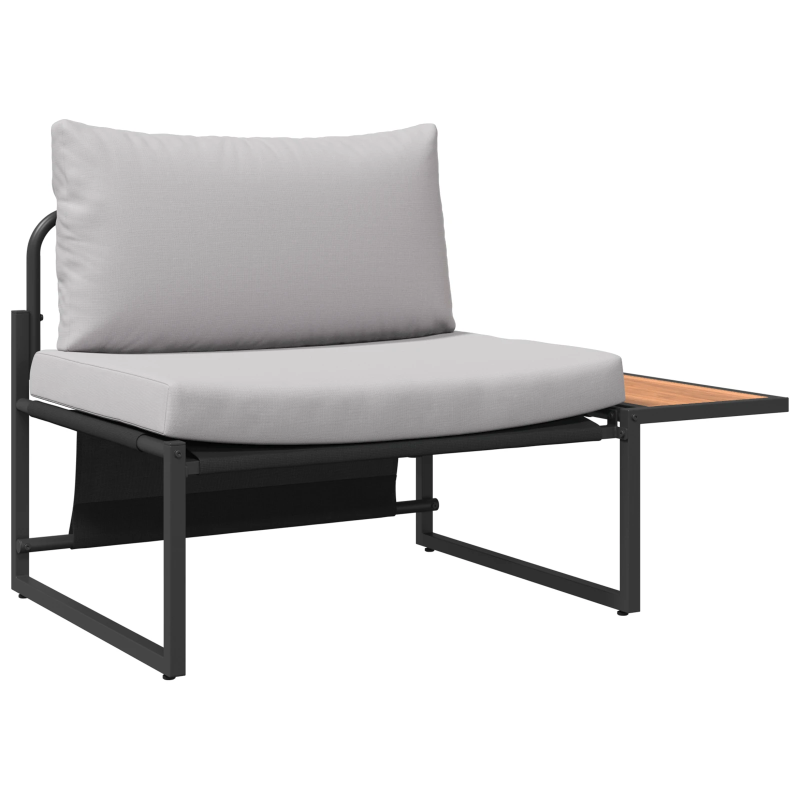 vidaXL Āra tērauda sēdekļi 2 pcs Gaiši pelēka Tērauds